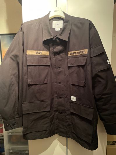 Wtaps Jungle 02 L/S Cotton Ripstop"Black"