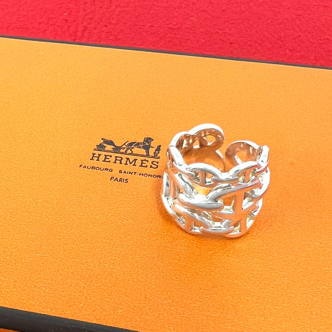 HERMES エルメス アンシェネ GM リング シルバー925 リング・指輪 11号 シルバー
18841