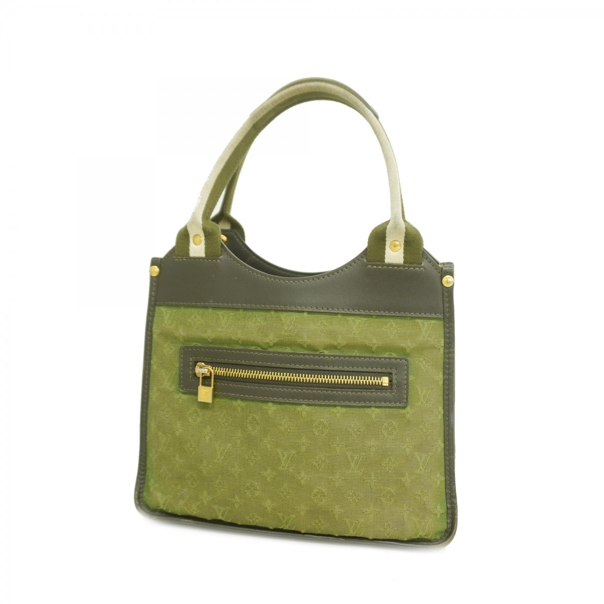 【6dd4267-k】ルイヴィトン ハンドバッグ モノグラム・ミニ サックキャトリーン M92327 TSTカーキ【中古】レディース