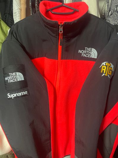 Supreme x The North Face RTG Fleece Jacket "Red"