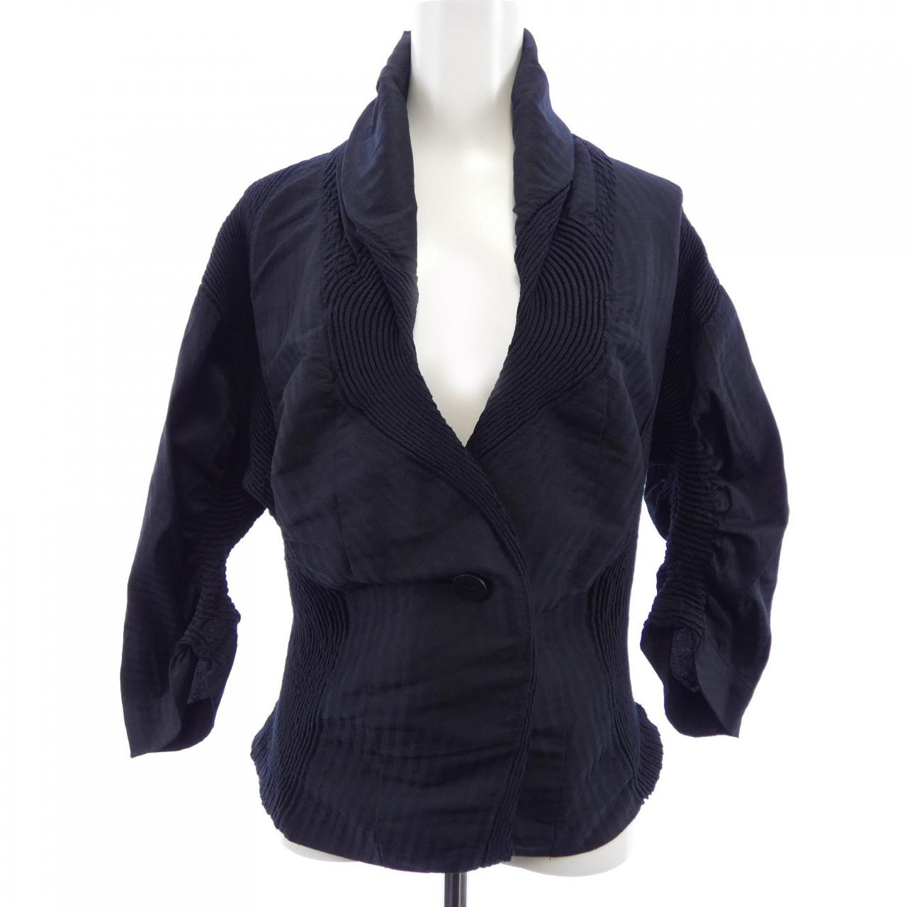 イッセイミヤケ ISSEY MIYAKE 3Dスチームストレッチ IM23FD005 ジャケット