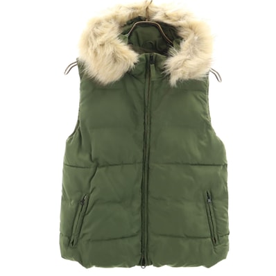 GAP ギャップ 中綿ベスト XXS カーキ