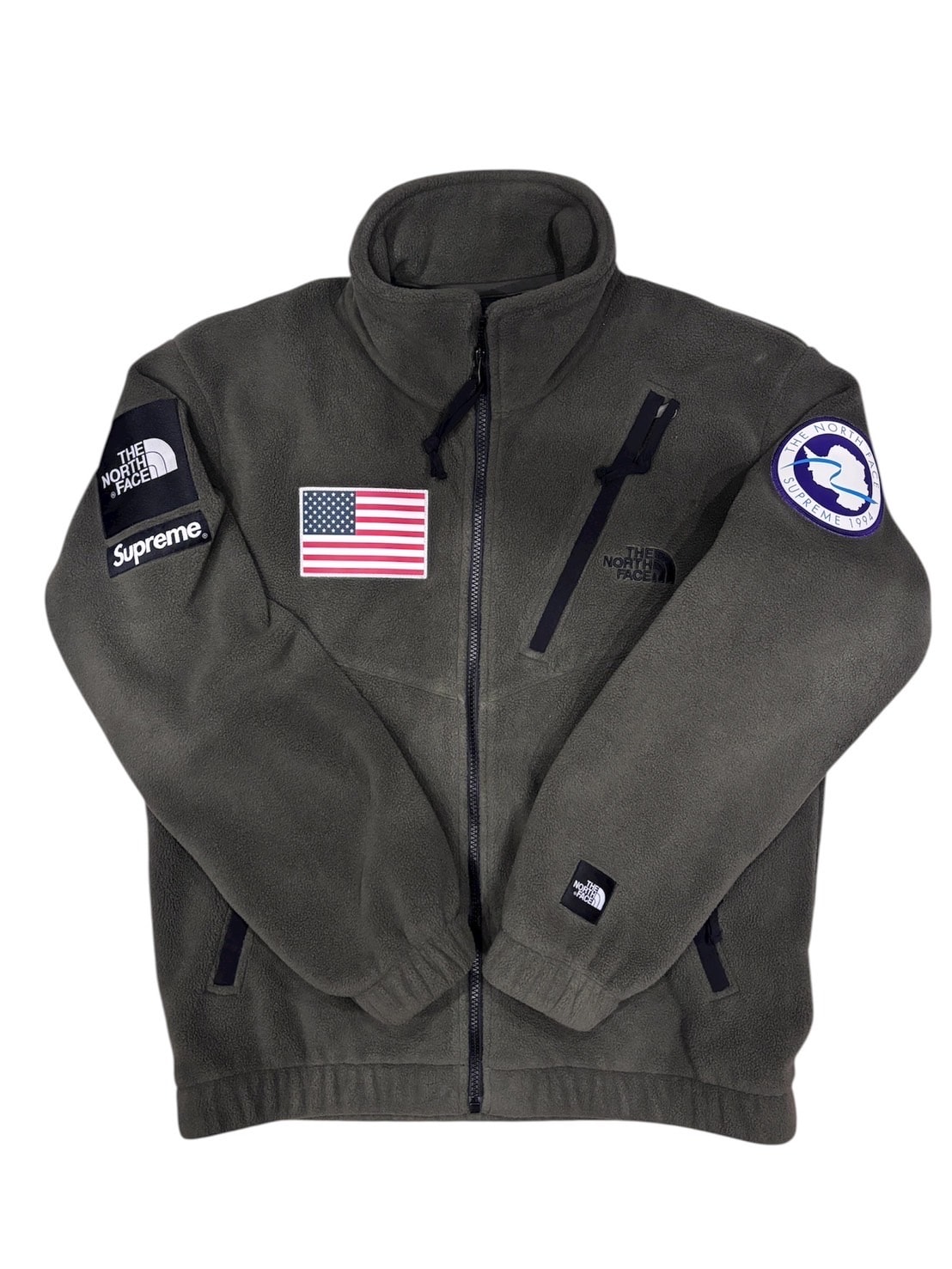 Supreme x The North Face Polartec Fleece Jacket "Olive"