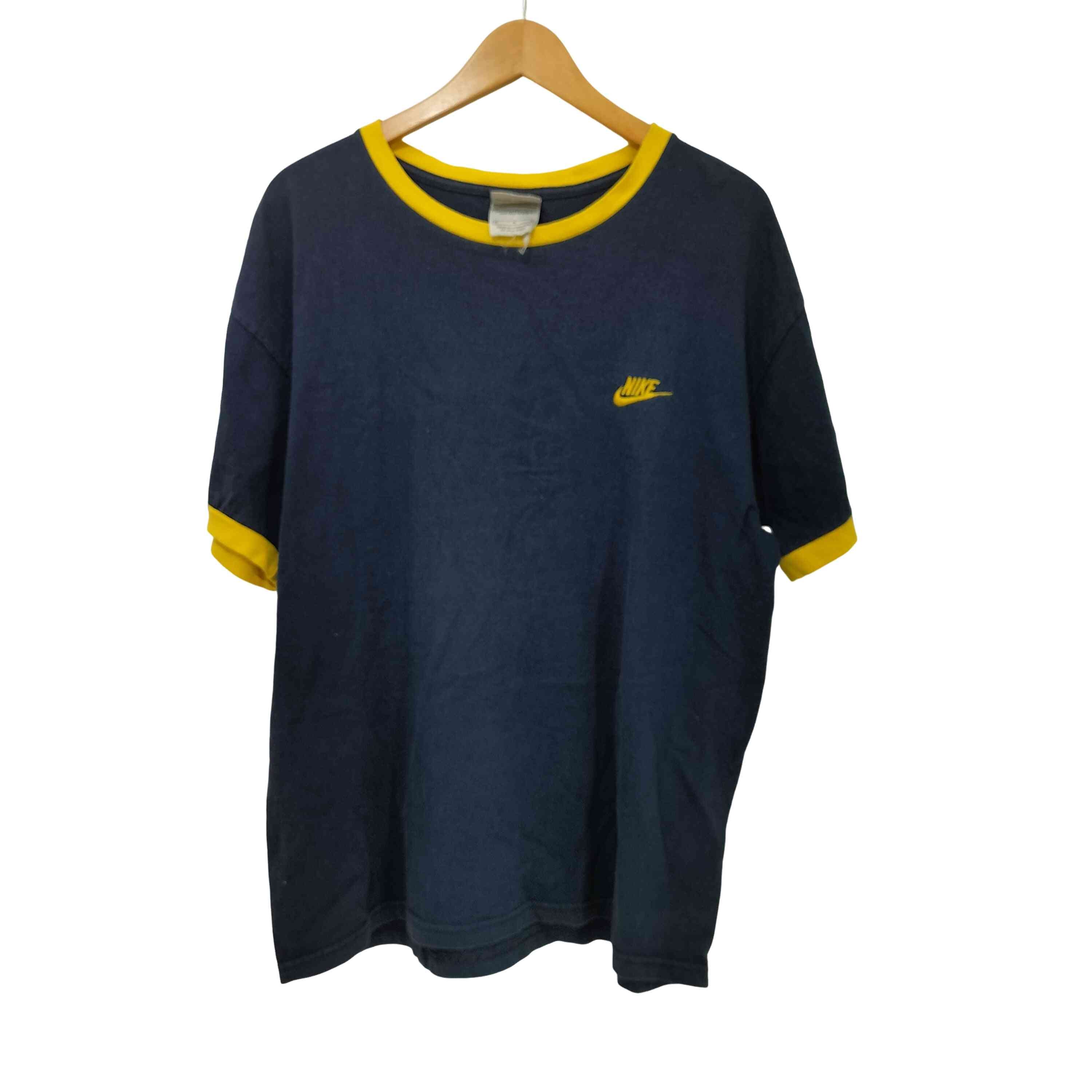 90-2000s 刺繍 リンガーTシャツ【1143057737174】