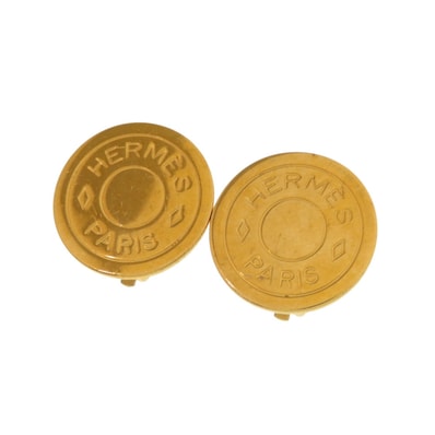 エルメス セリエ メタル ゴールド イヤリング