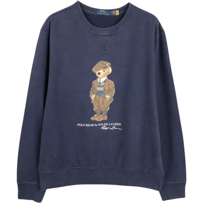 古着 ラルフローレン Ralph Lauren POLO RALPH LAUREN プリントスウェットシャツ トレーナー メンズM相当/eaa676352