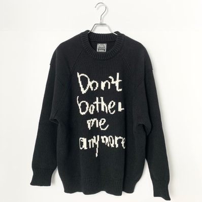 Wasted Youth Knit Sweater "Black" / VERDY