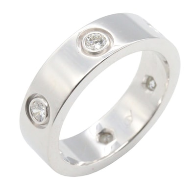 カルティエ CARTIER ラブリング 6PD リング・指輪 ジュエリー K18WG(ホワイトゴールド) ダイヤモンド レディース シルバー系 / クリア系 【中古】