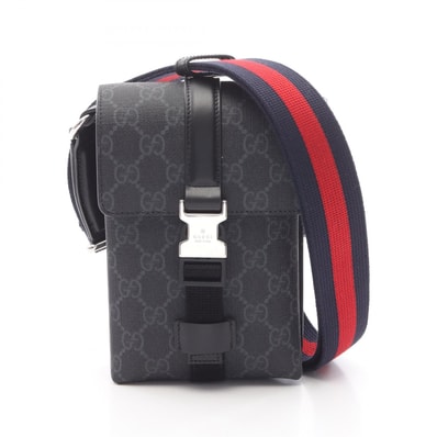 グッチ GUCCI Super Mini Gg GGスプリーム ショルダーバッグ バッグ レザー PVCコーティングキャンバス メンズ レディース グレー系 / ブラック系 / マルチカラー 816954FAD8C1049 【新品】