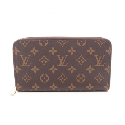 ルイ・ヴィトン LOUIS VUITTON ジッピー オーガナイザー ラウンド長財布 財布 PVC モノグラム メンズ レディース ブラウン系 M62581 【中古】