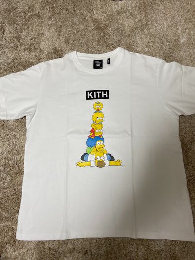 Kith The Simpsons Family Stack Tee "White"