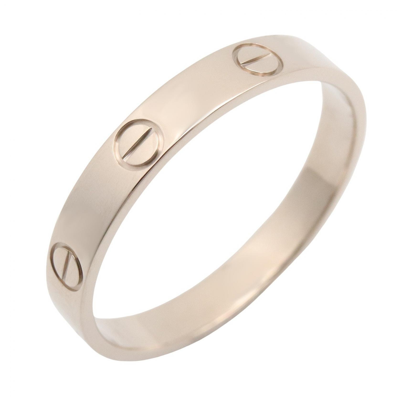 カルティエ CARTIER ミニラブリング リング・指輪 ジュエリー K18WG(ホワイトゴールド) メンズ レディース シルバー系 B4085100 【中古】