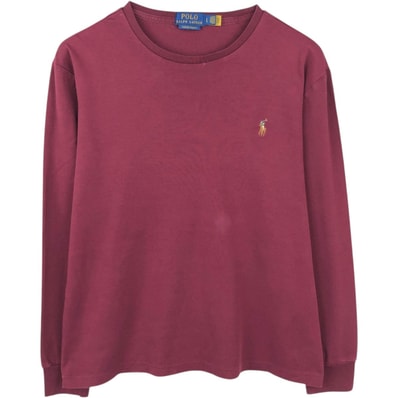 古着 ラルフローレン Ralph Lauren POLO RALPH LAUREN CUSTOM SLIM FIT ロングTシャツ ロンT メンズL相当/eaa659274