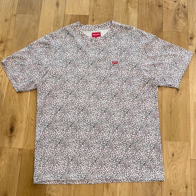 Supreme Small Box Tee "Pink Leopard"(Made in Vietnam)(22SS)