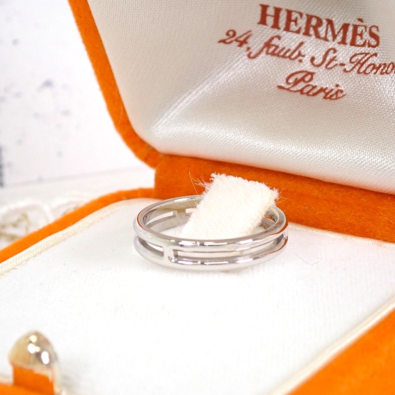 エルメス HERMES アリアンヌ 9号 #49 リング【中古】【Aランク】