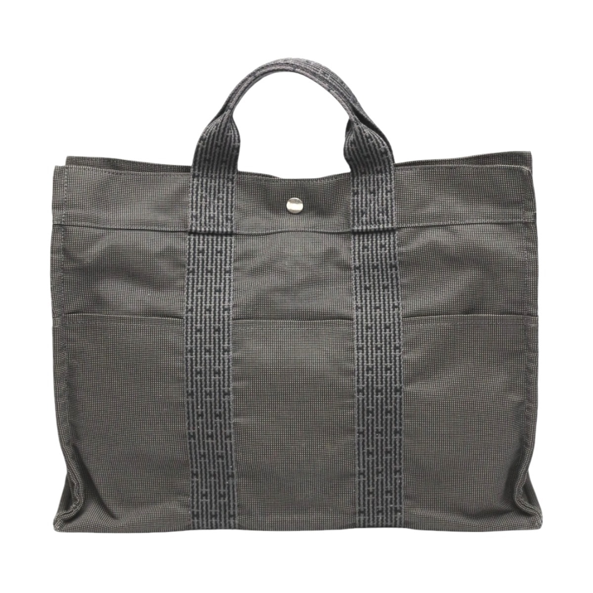 エルメス HERMES キャンバス エールライン トートバッグ