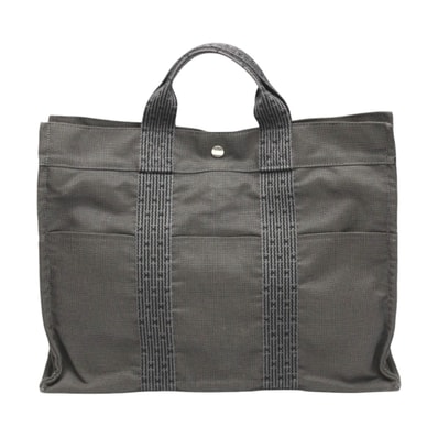 エルメス HERMES キャンバス エールライン トートバッグ