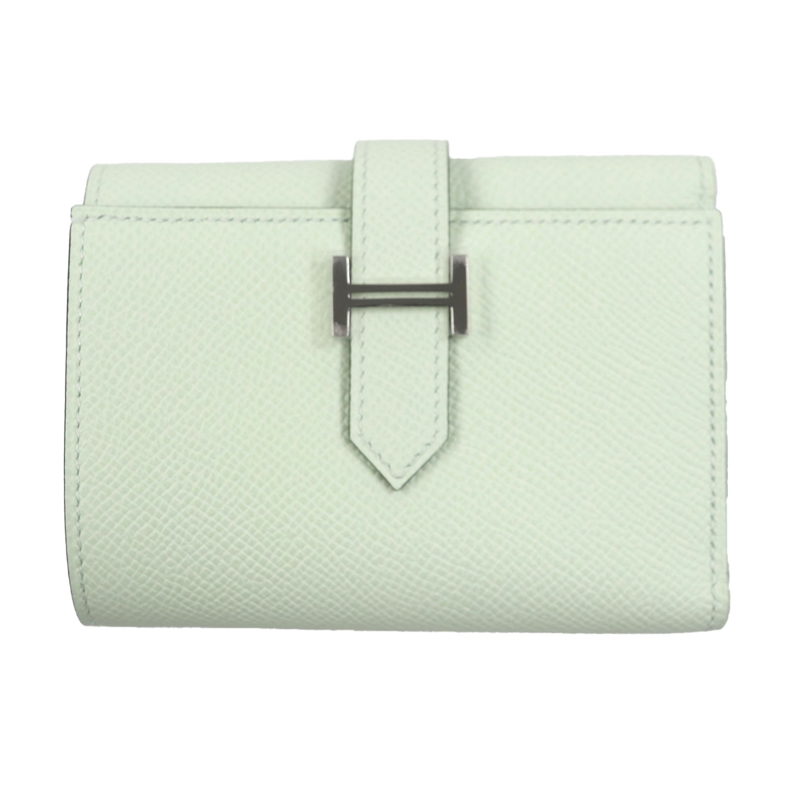 未使用品 エルメス
 三つ折り財布 べアン コンビネ ヴェルソ ヴェールフィズ ヴェールユッカ メンズ