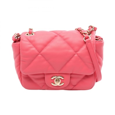 シャネル CHANEL マトラッセ ショルダーバッグ バッグ ラムスキン(羊革) レディース ピンク系 【中古】