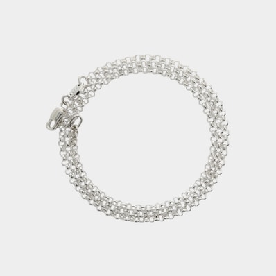 Chrome Hearts Roll Chain Necklace "Silver"