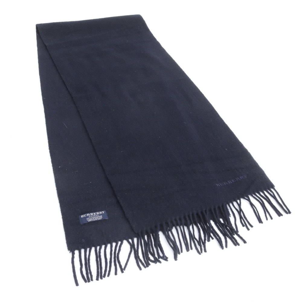 バーバリー カシミヤ 100%マフラー