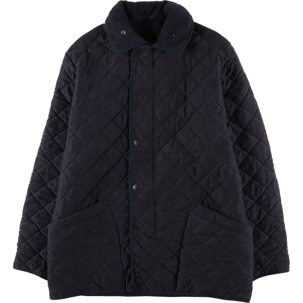 古着 00年代~ バブアー Barbour MICROFIBRE POLARQUILT LONG 3ワラント キルティングジャケット パファージャケット メンズXL相当/eaa608673