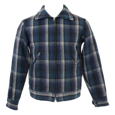 ダブルアールエル 【美品/国内正規】782509029001 Pawnee Jacket チェック TALONジップ スポーツジャケット XS