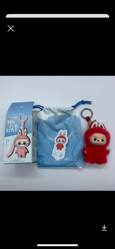 POP MART THE MONSTERS (LABUBU) Pin for Love Series-Vinyl Plush Pendant (N-Z) X