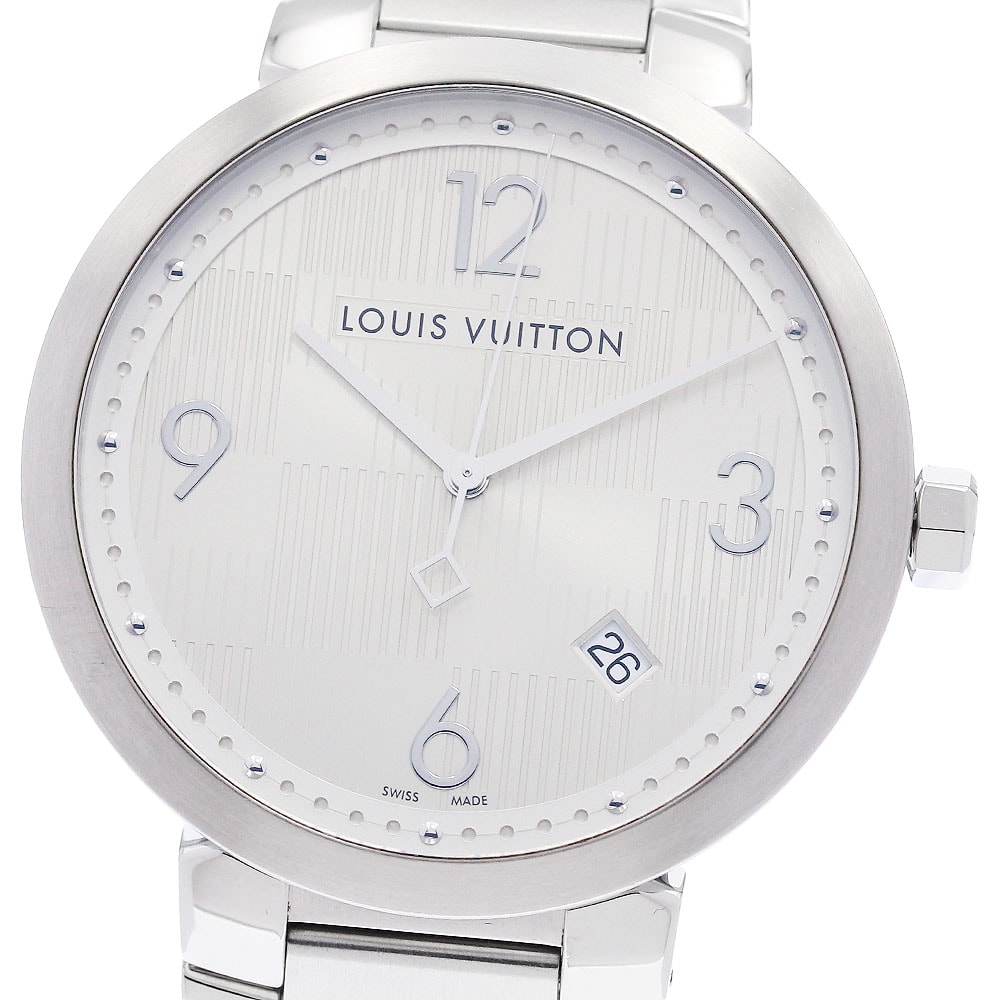 ルイ・ヴィトン タンブール ダミエ Q1D01 メンズ 【中古】