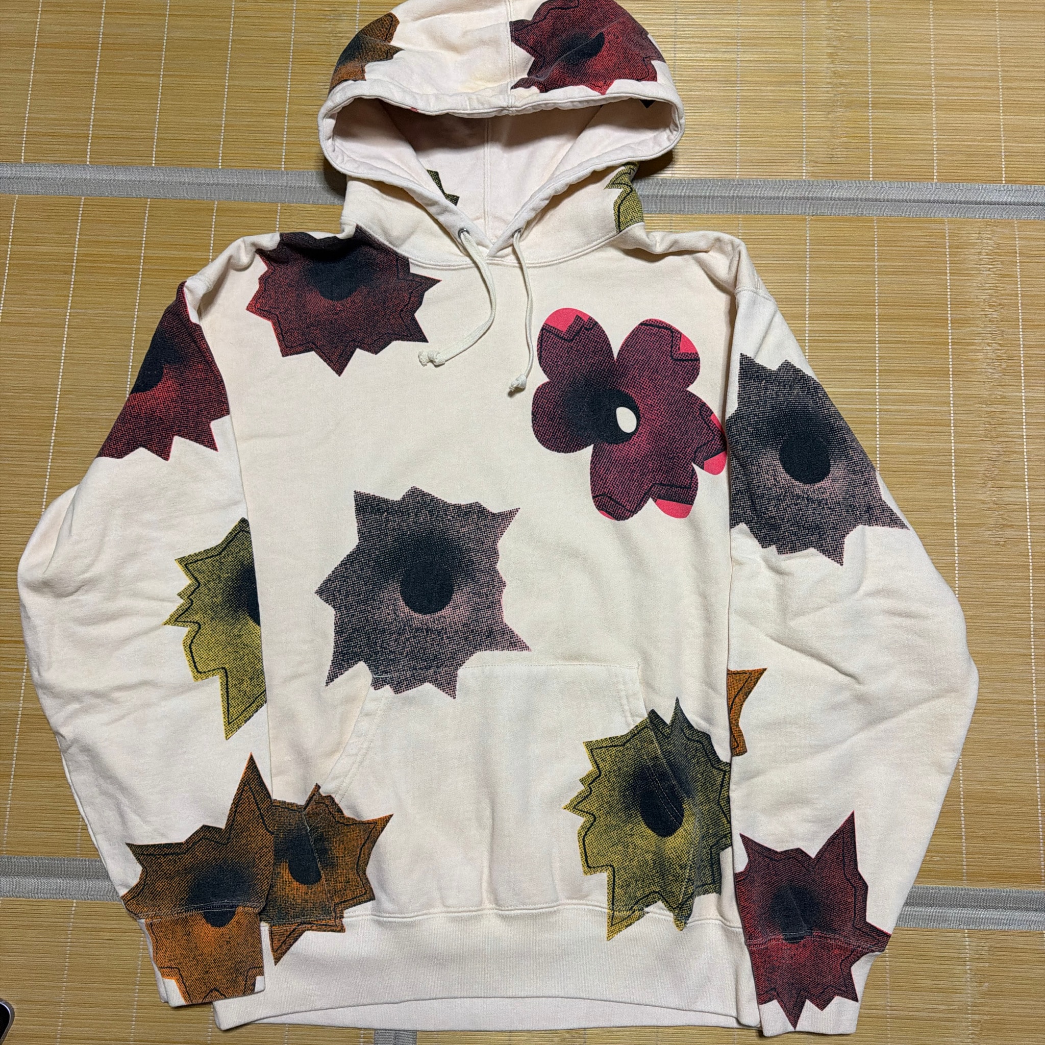 Supreme Nate Lowman Hooded Sweatshirt "Natural"