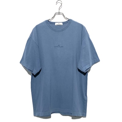 Stone Island 20444 20/1 Cotton Jersey Short Sleeve T-Shirt - 23SS "Avio Blue"