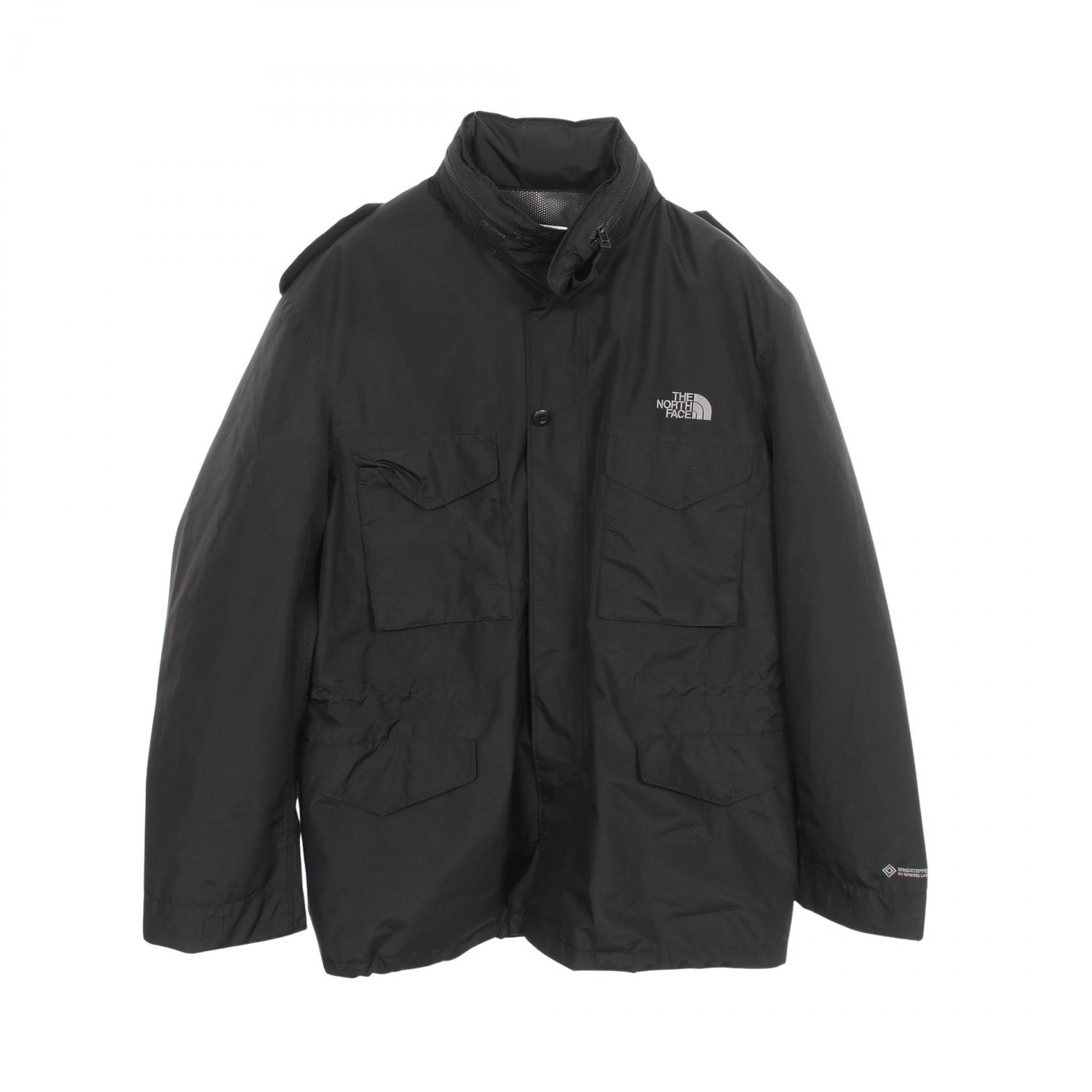 ザ・ノースフェイス THE NORTH FACE THE NORTH FACE × JUNYA WATANABE MAN エステルタフタラミネート マウンテンパーカー 衣料品 アウター ポリエステル メンズ ブラック系 【中古】