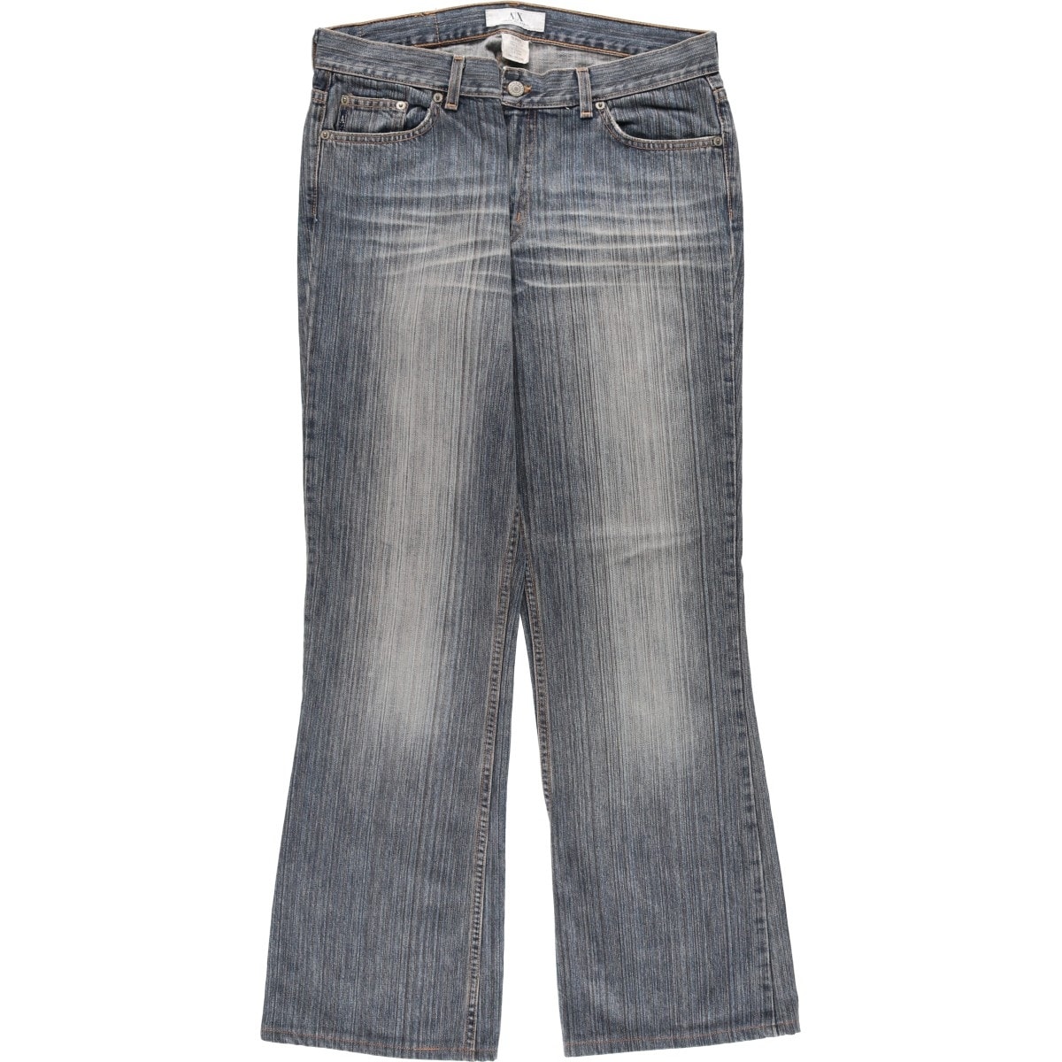 古着 90~00年代 アルマーニ ARMANI EXCHANGE ストレートデニムパンツ USA製 メンズw33相当 ヴィンテージ/eaa637897