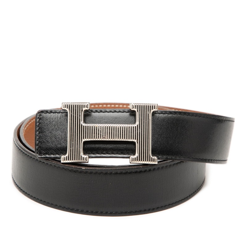 A (未使用に近い)】エルメス 【美品】コンスタンス Hバックル シルバー