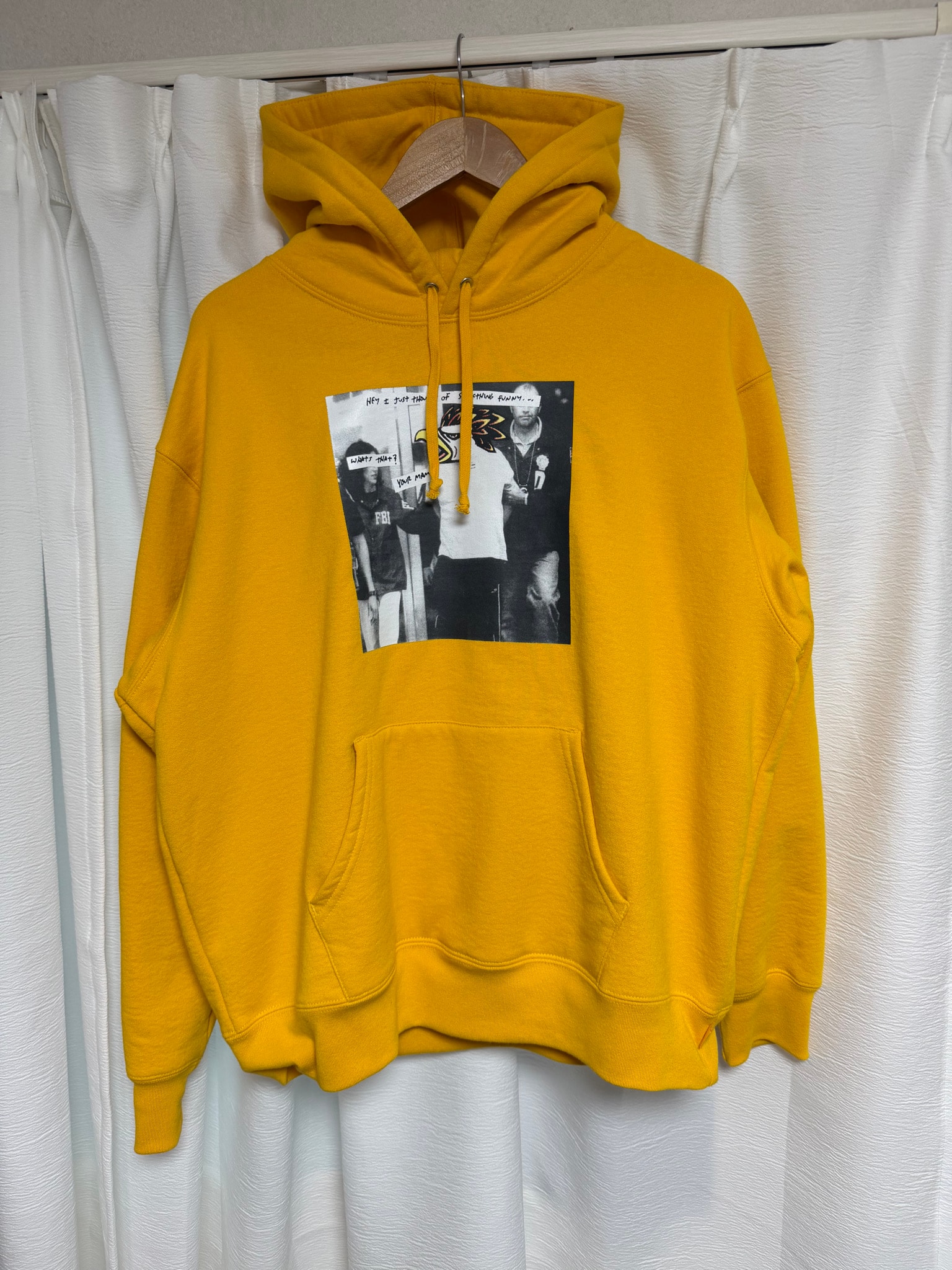 Supreme x ANTIHERO Hooded Sweatshirt "Mustard"