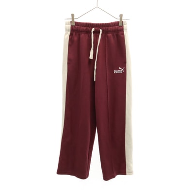 PUMA プーマ スウェットパンツ S ボルドー系