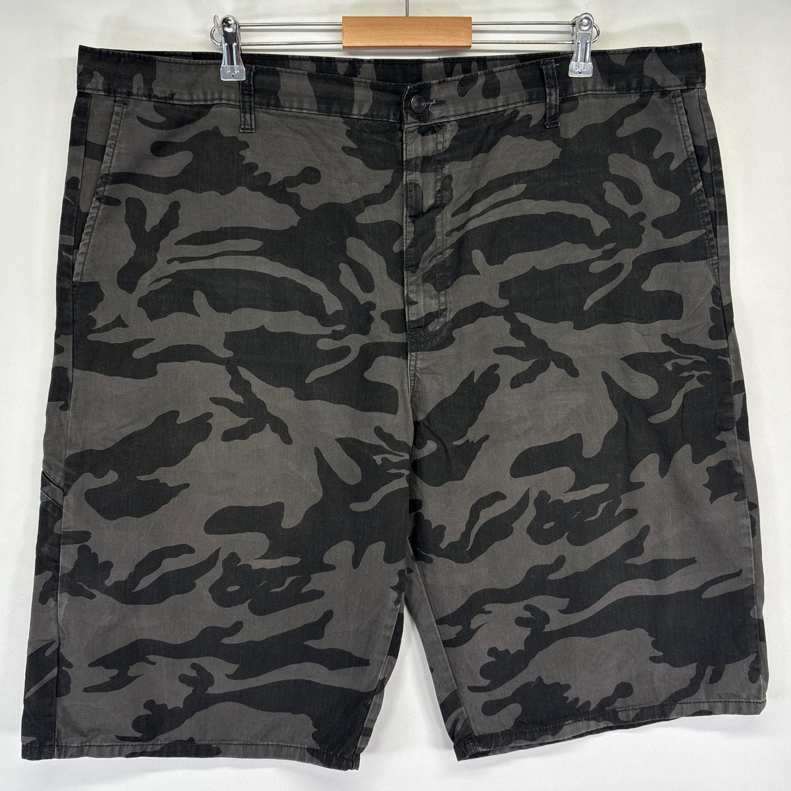 古着 ディッキーズ Dickies ショートパンツ ワーク カモフラ 大きいサイズ ハーフ 半ズボン 短パン  ブラック系 メンズ