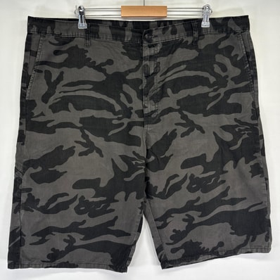 古着 ディッキーズ Dickies ショートパンツ ワーク カモフラ 大きいサイズ ハーフ 半ズボン 短パン ブラック系 メンズ