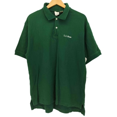 90-00S 香港製 ロゴ 刺繍 鹿の子 ポロシャツ【1142536435860】