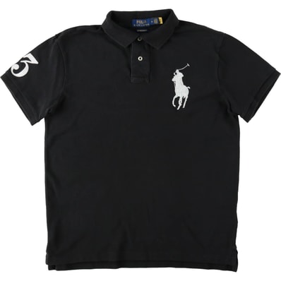 古着 ラルフローレン Ralph Lauren POLO RALPH LAUREN CUSTOM SLIM FIT ビッグポニー 半袖 ポロシャツ メンズM相当/eaa657680