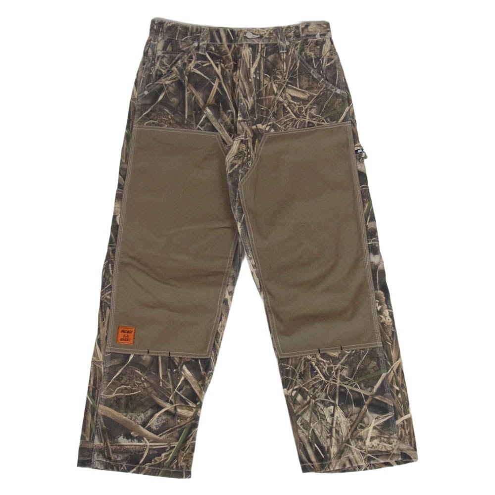 PALACE パレス 24SS 10 Oz Double Knee Pant Realtree 10オンス ダブルニー パンツ リアルツリー ダークブラウン系 30【中古】