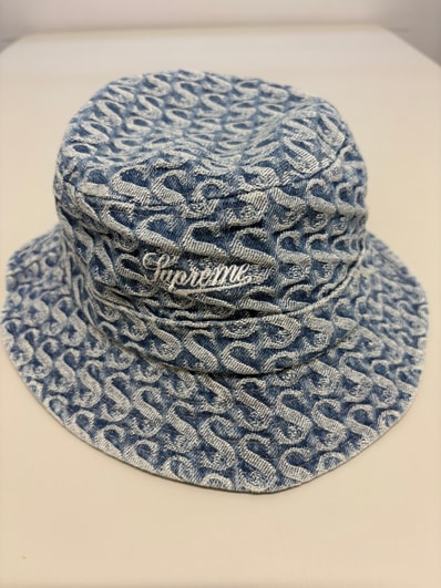 Supreme Monogram Denim Crusher "Blue"