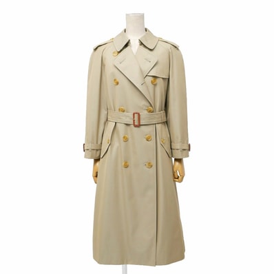 Burberrys バーバリーズ ヴィンテージ トレンチコート サイズ7AR 裏地 : チェック ベルテッド ロングコート スプリングコート ブランド古着【中古】20260202/RA7539