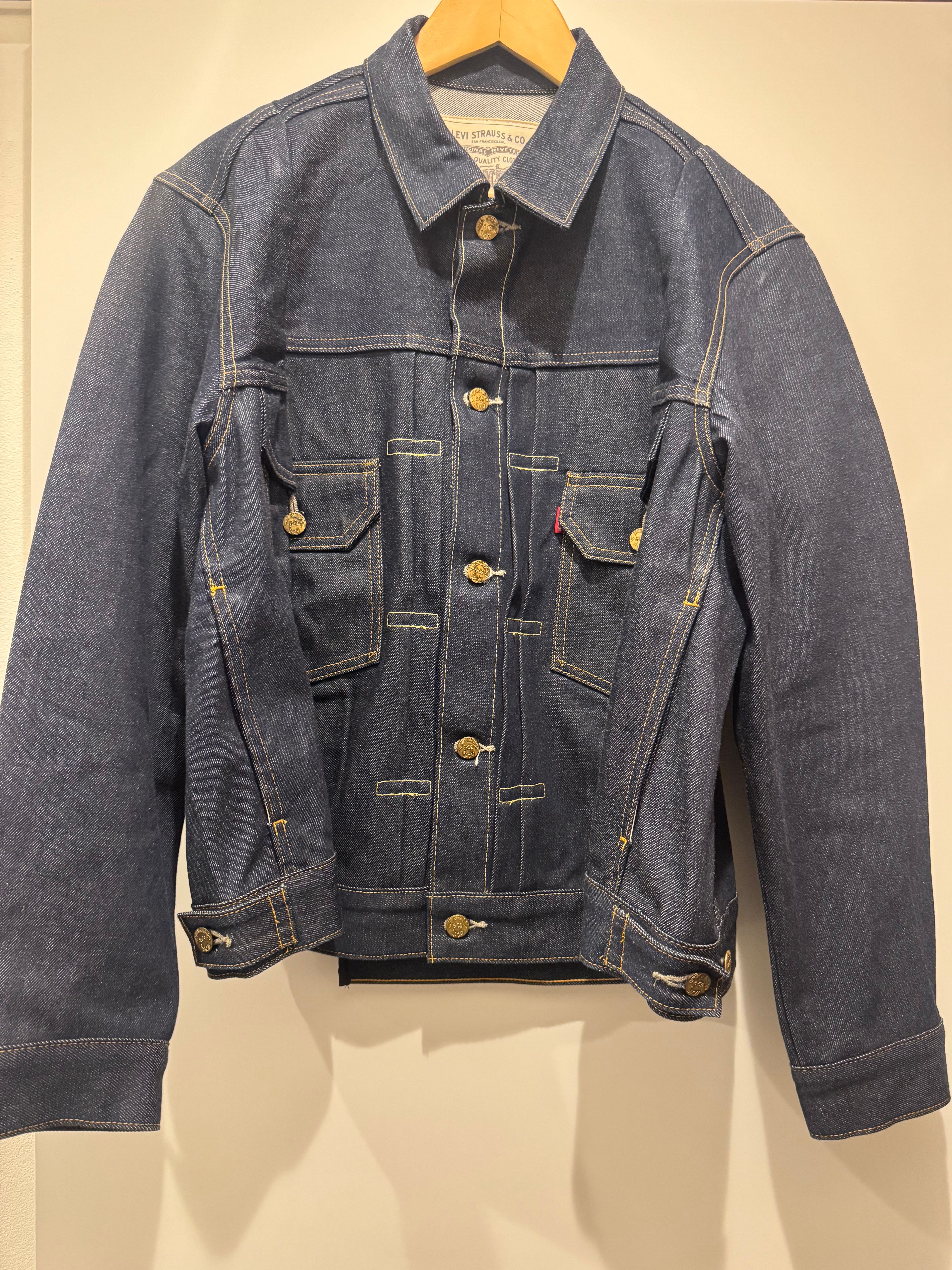 sacai x LEVI'S Men's Denim Jacket "Indigo" 25-03708M / 0035I-0000