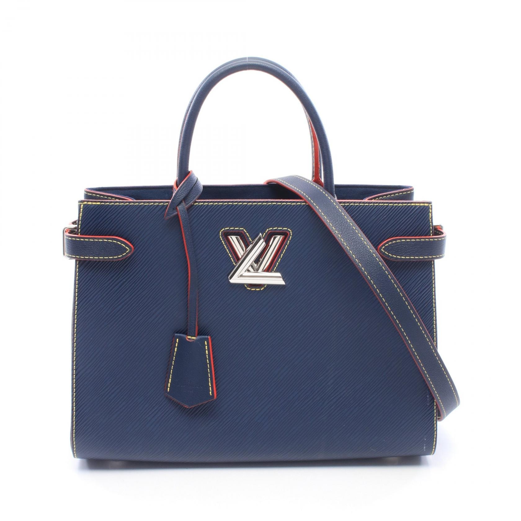 ルイ・ヴィトン LOUIS VUITTON ツイスト トート エピ アンディゴブルー 2WAY トートバッグ バッグ レザー エピ アンディゴブルー レディース ネイビー系 / レッド系 M54980 【中古】