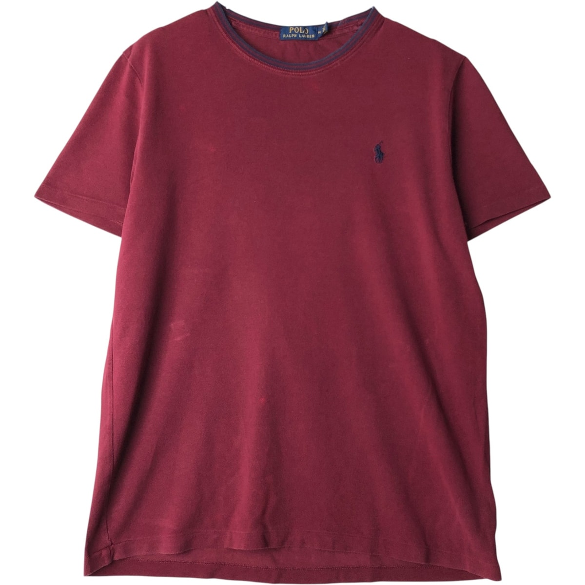古着 ラルフローレン Ralph Lauren POLO RALPH LAUREN 鹿の子 半袖 ワンポイントロゴTシャツ メンズM相当/eaa648289