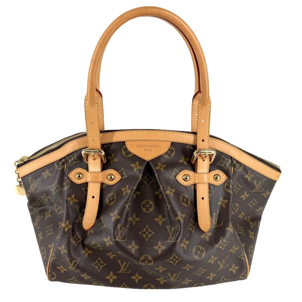 LOUIS VUITTON ルイヴィトン ハンドバッグ モノグラム ティボリGM 肩掛け M40144 モノグラムキャンバス    ブラウン 茶 ゴールド金具 レディース【中古品】