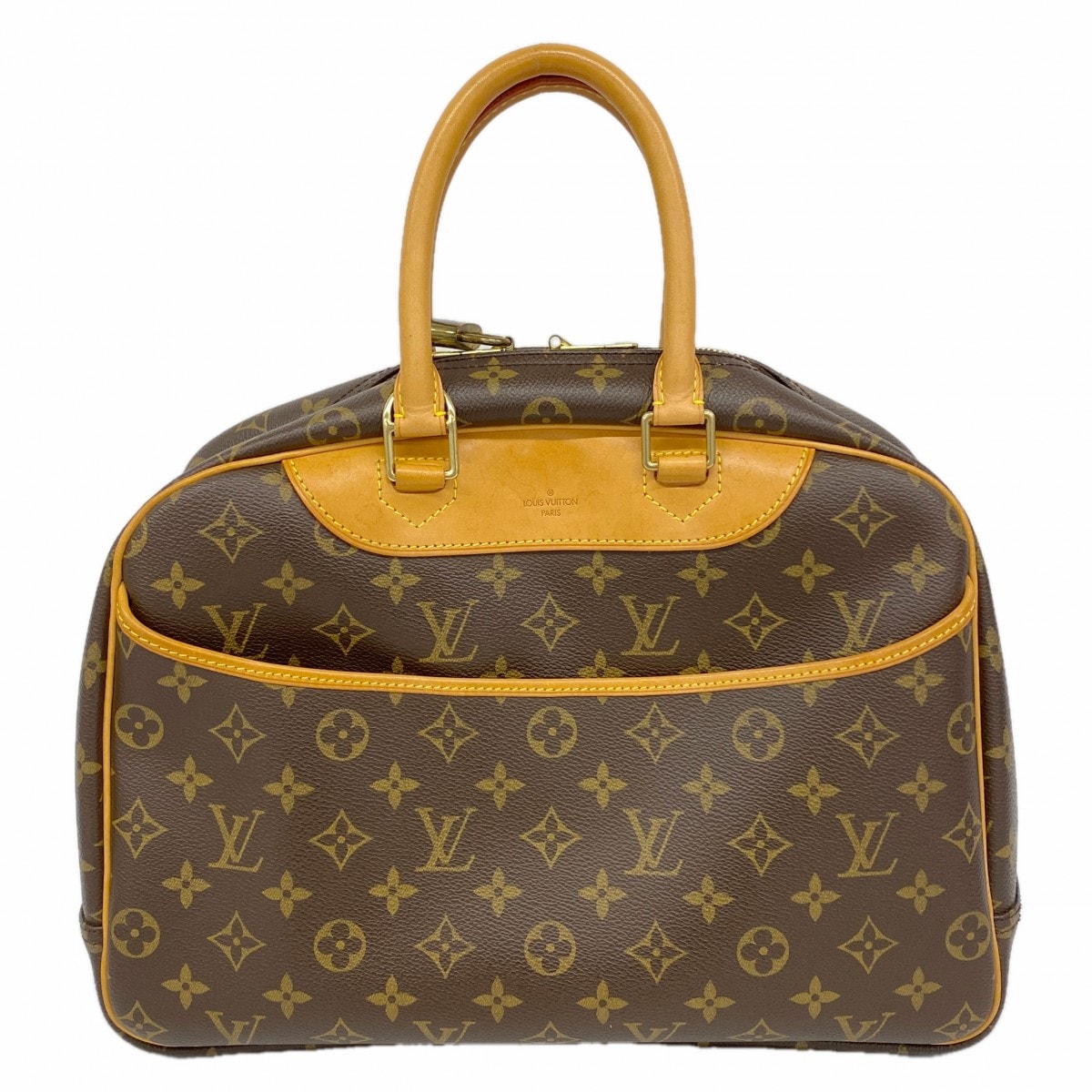 【6de5642】ルイヴィトン ハンドバッグ モノグラム ドーヴィル M47270 ブラウン【中古】レディース