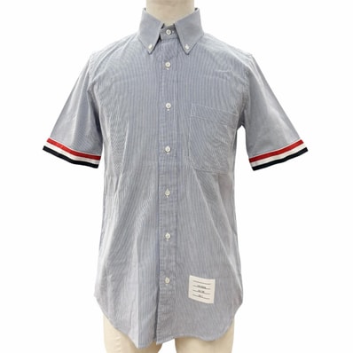 極美品 トムブラウン 半袖シャツ SHORT-SLEEVED SHIRTS 0