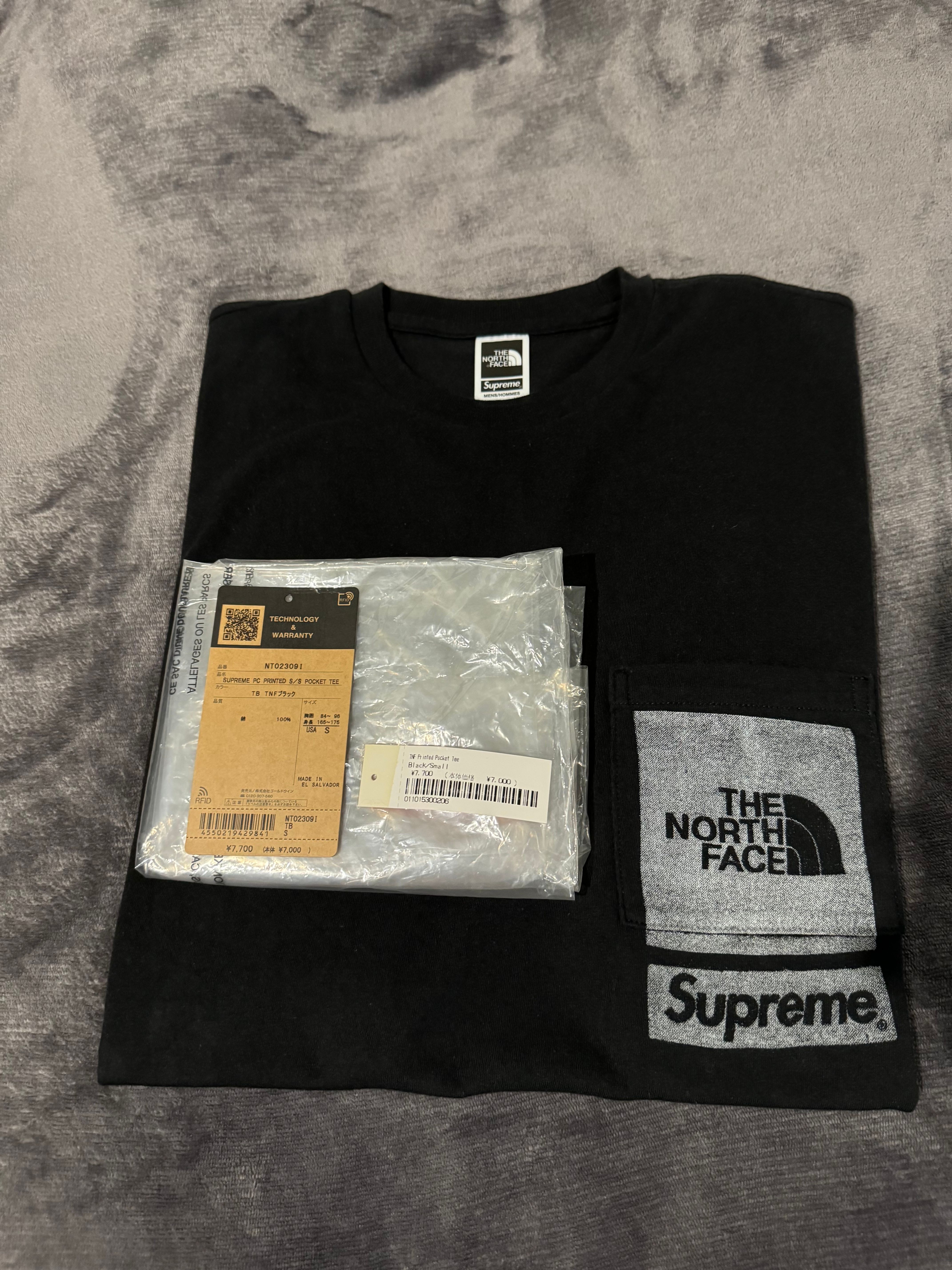 Supreme x The North Face Printed Pocket Tee "Black"